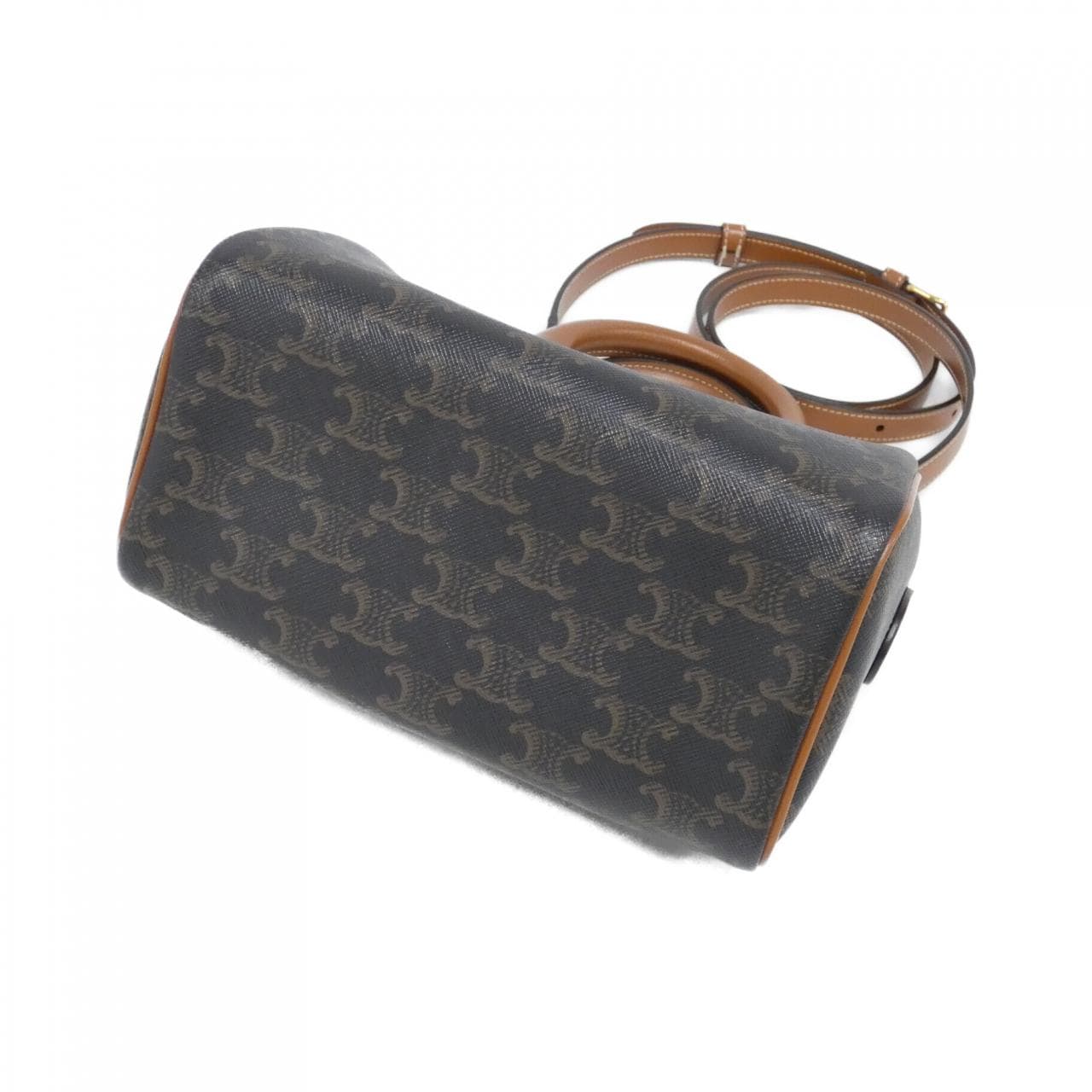 CELINE 197582CAS Boston Canvas 黑色 帆布 - 縮圖 2