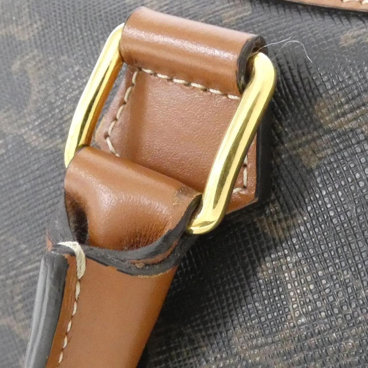 CELINE 197582CAS Boston Canvas 黑色 帆布 中古品A - 縮圖 3