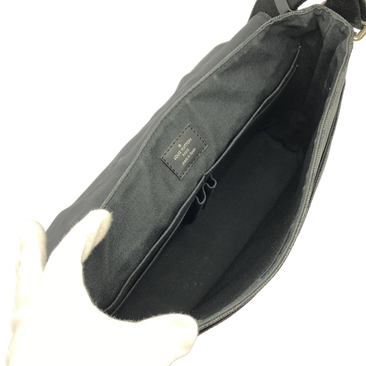 LOUIS VUITTON District N41272 Shoulder Bag Damier 黑色 Damier 中古品A - 縮圖 7