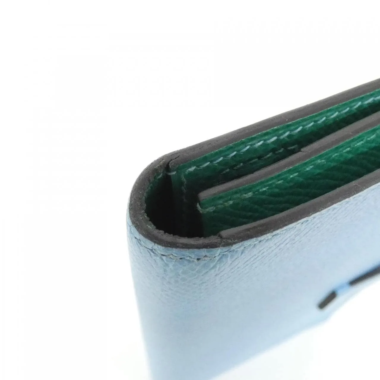 HERMES 073596CC Wallet Epsom Black Epsom Leather Rank B - Thumbnail 5