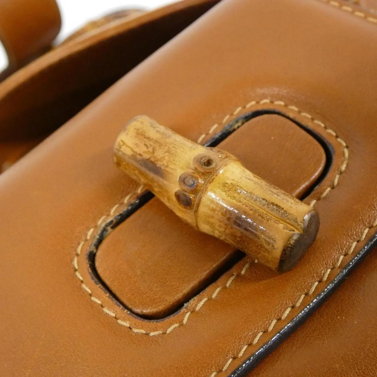 GUCCI 003 1998 Backpack Leather Brown Leather Rank B - Thumbnail 5