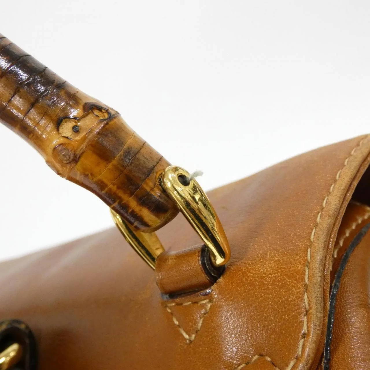 GUCCI 003 1998 Backpack Leather Brown Leather Rank B - Thumbnail 8