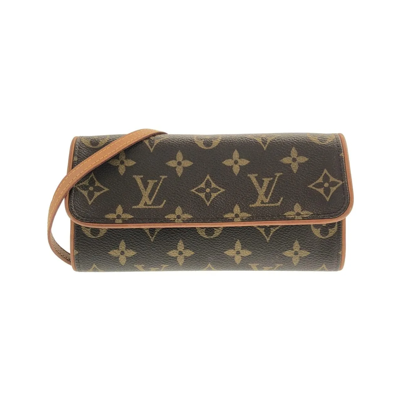 LOUIS VUITTON Pochette M51854 Shoulder Monogram Black