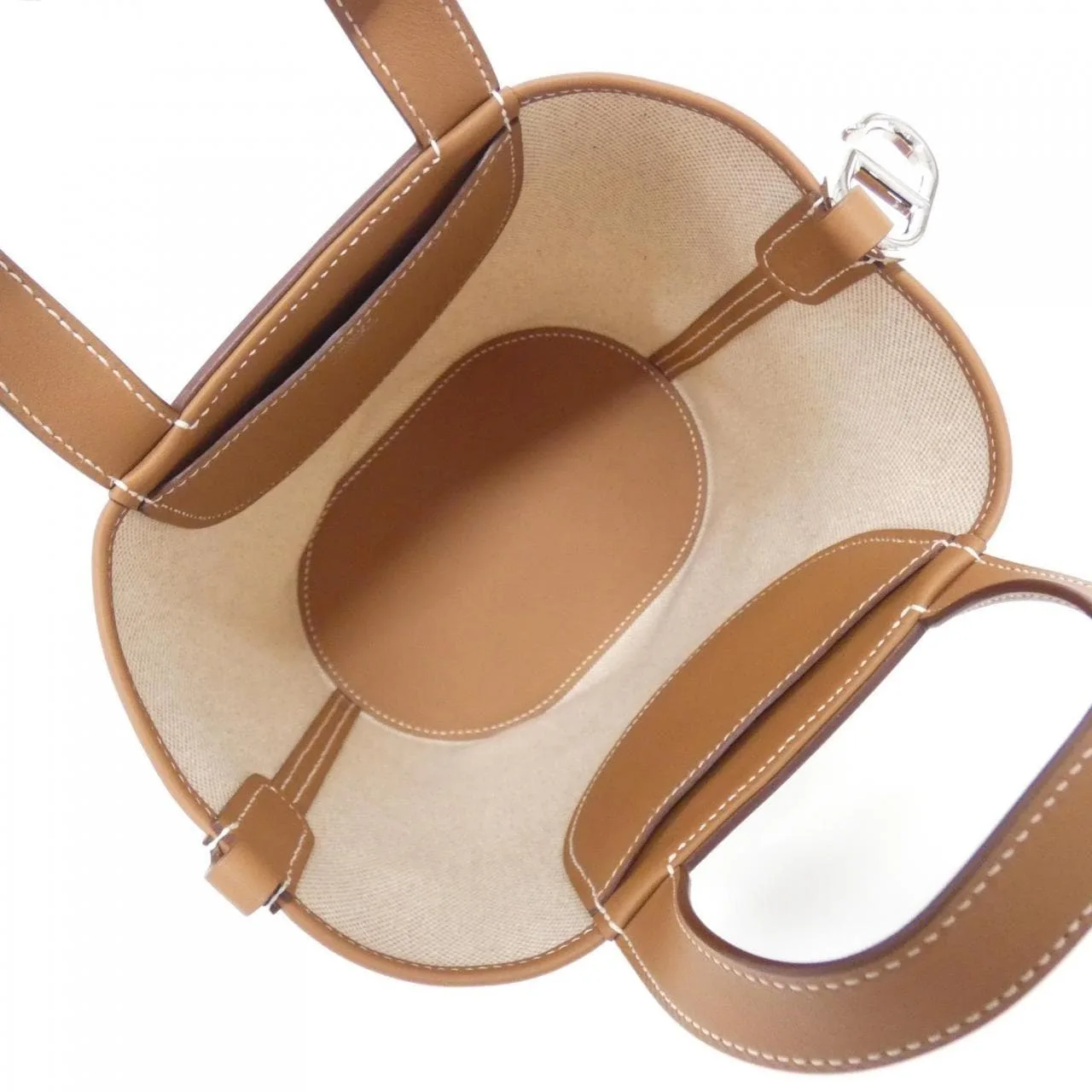 HERMES 085690CK Handbag Swift Beige Swift Leather Rank A - Thumbnail 4