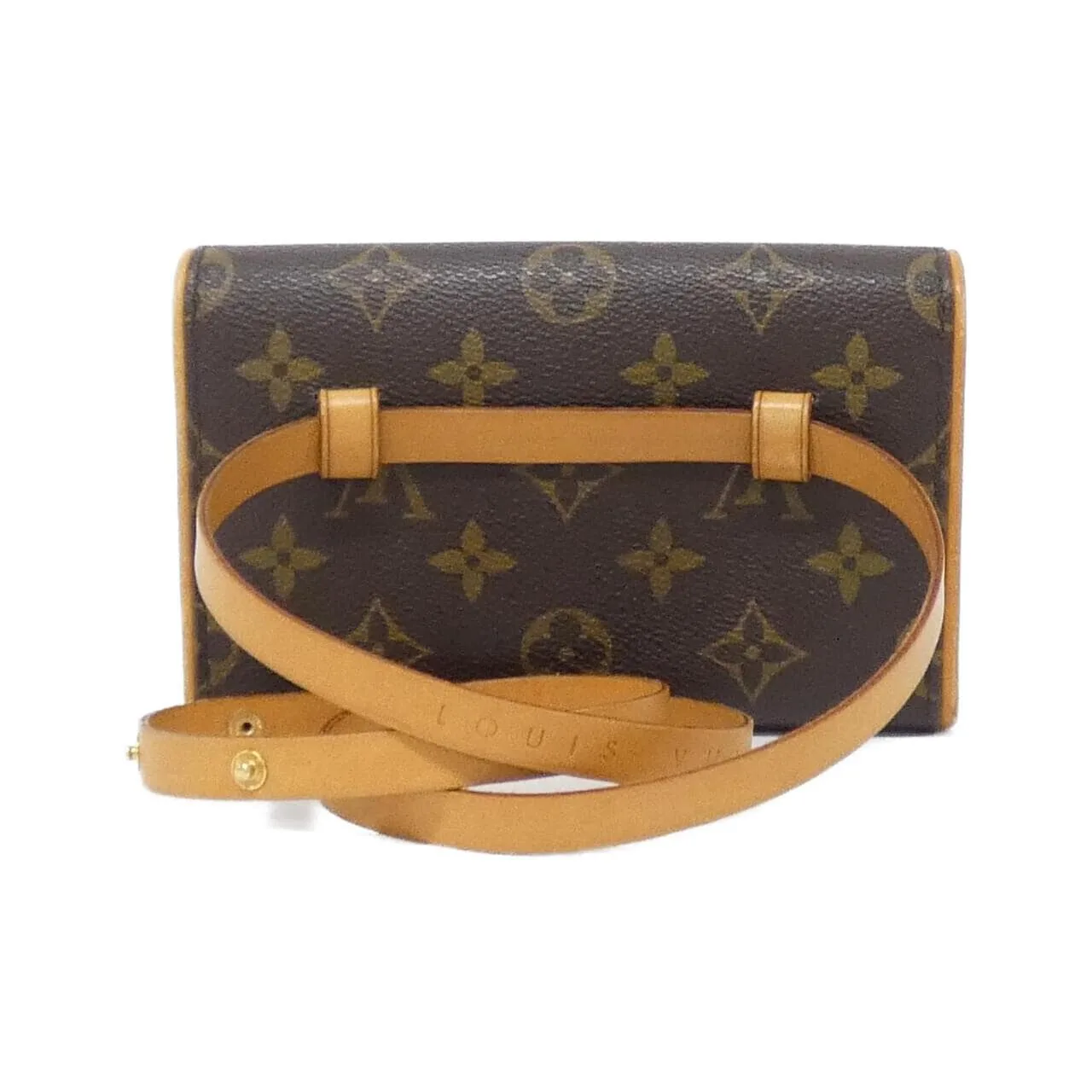 LOUIS VUITTON Pochette M51855+M67304 Belt Monogram 黑色 Monogram 中古品A - 縮圖 2