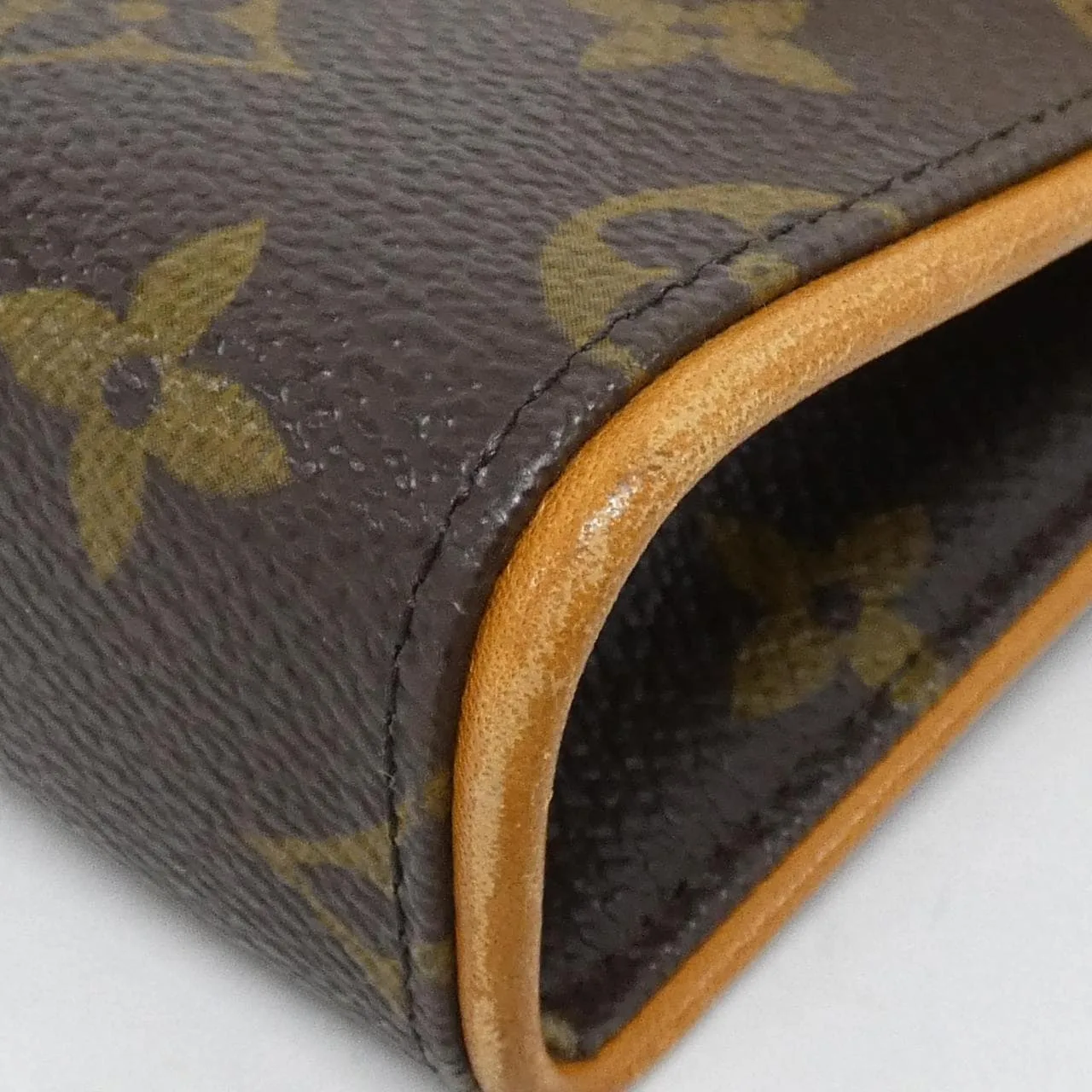 LOUIS VUITTON Pochette M51855+M67304 Belt Monogram 黑色 Monogram 中古品A - 縮圖 3