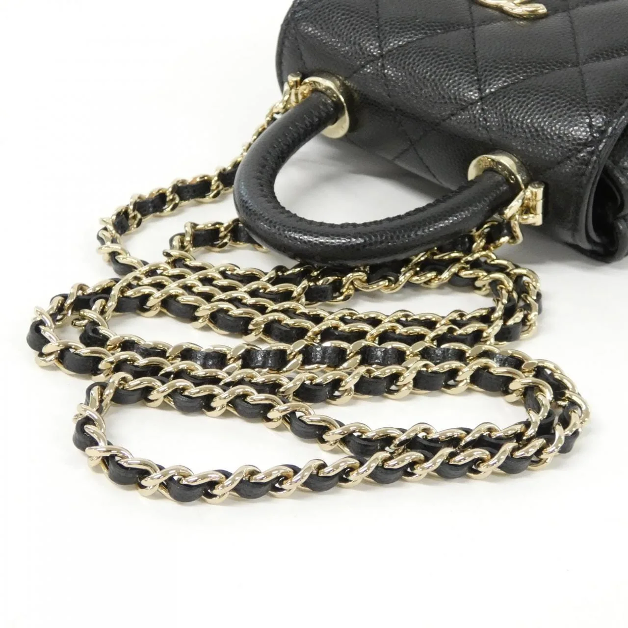 CHANEL AP4245 Wallet Grained Calfskin 黑色 荔枝紋牛皮 中古品A - 縮圖 6