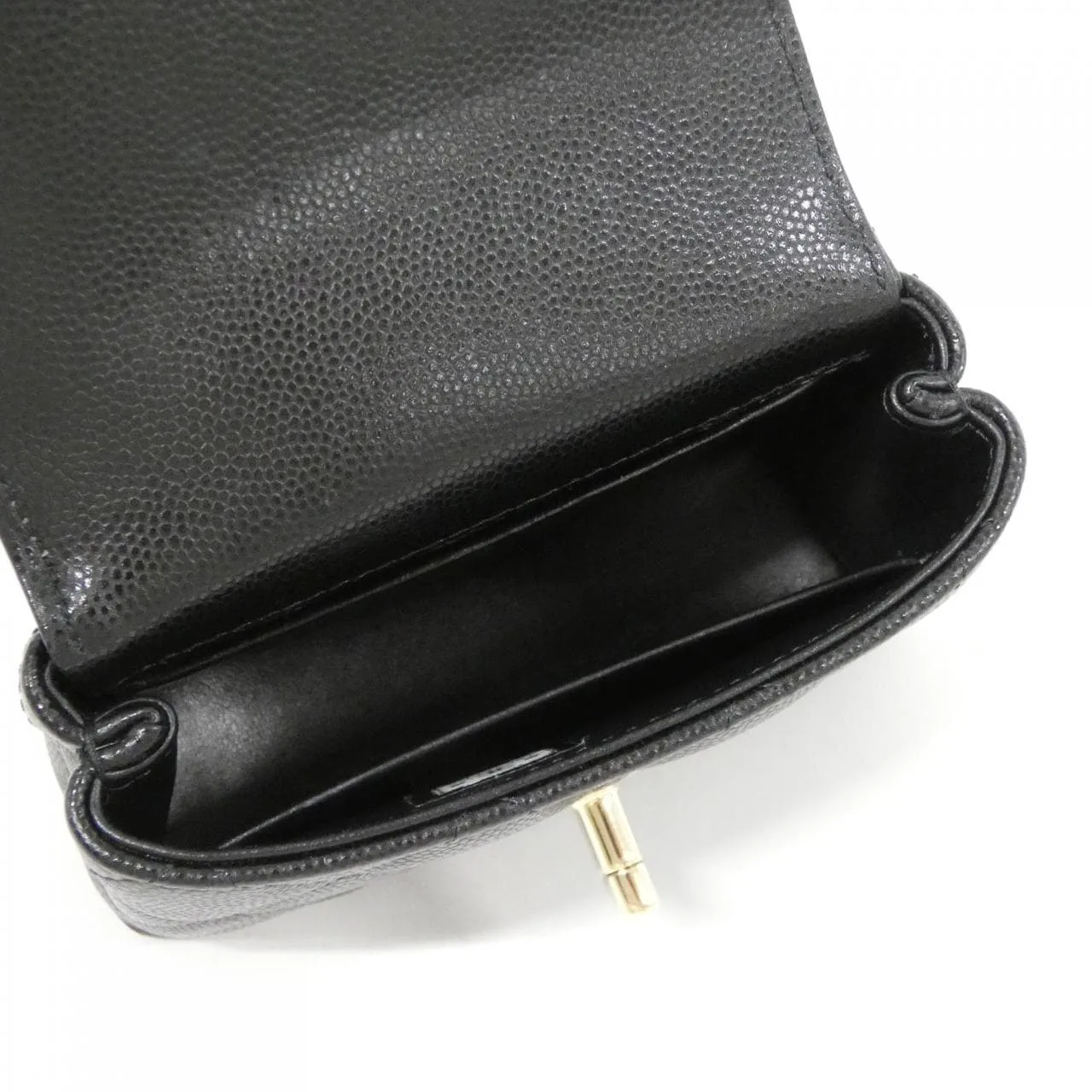 CHANEL AP4245 Wallet Grained Calfskin 黑色 荔枝紋牛皮 中古品A - 縮圖 7