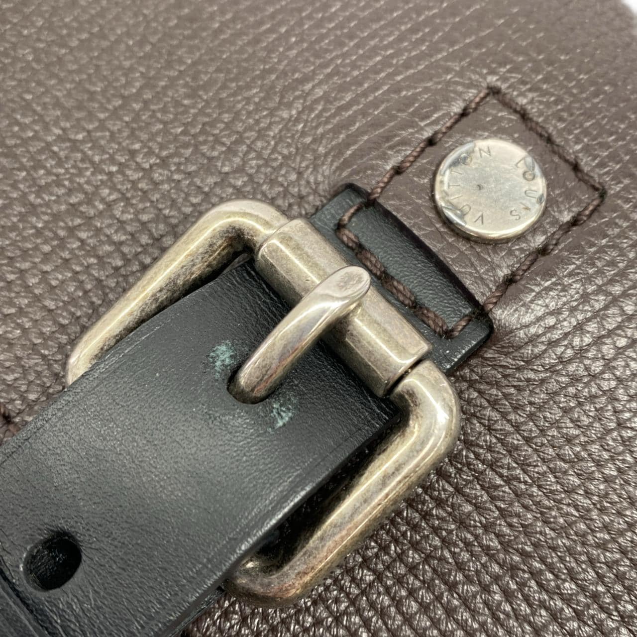 LOUIS VUITTON M54962 Shoulder Bag 棕色 中古品A - 縮圖 4