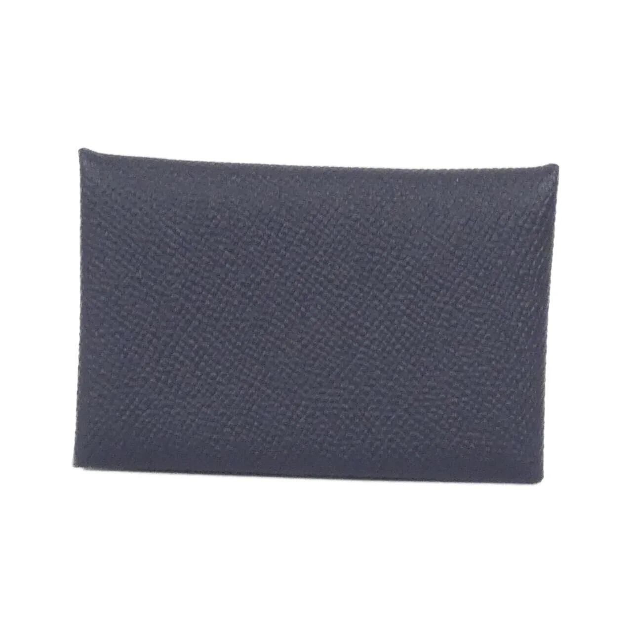 HERMES 078475CK Card Case Epsom Blue