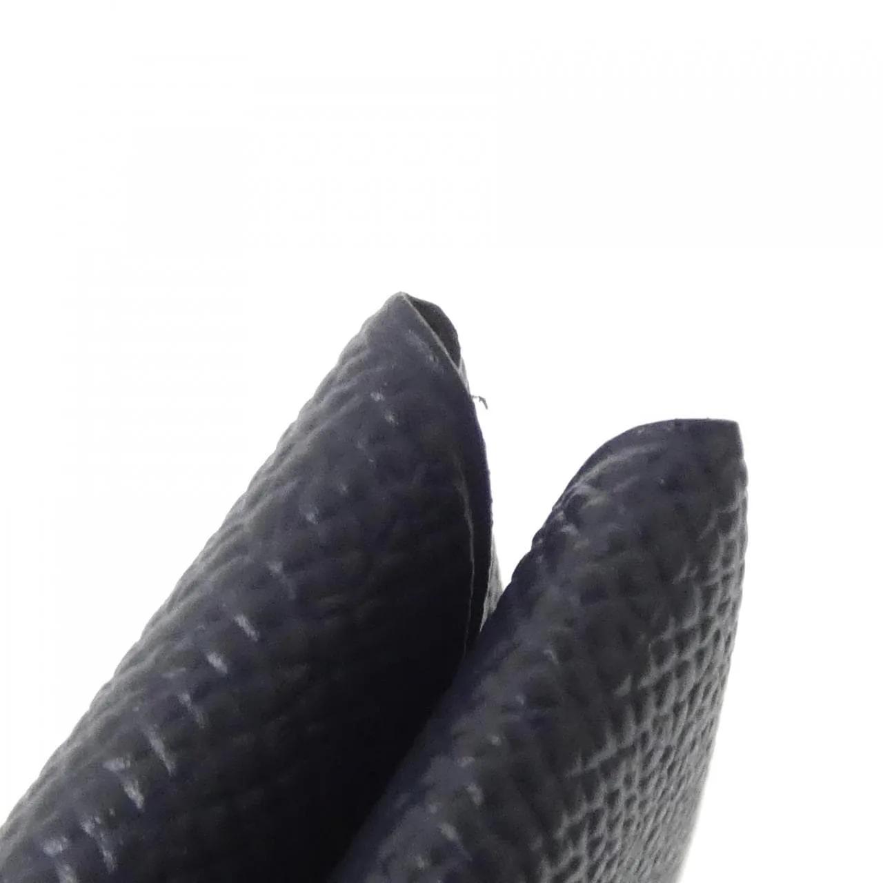 HERMES 078475CK Card Case Epsom 藍色 Epsom 皮 中古品A - 縮圖 2