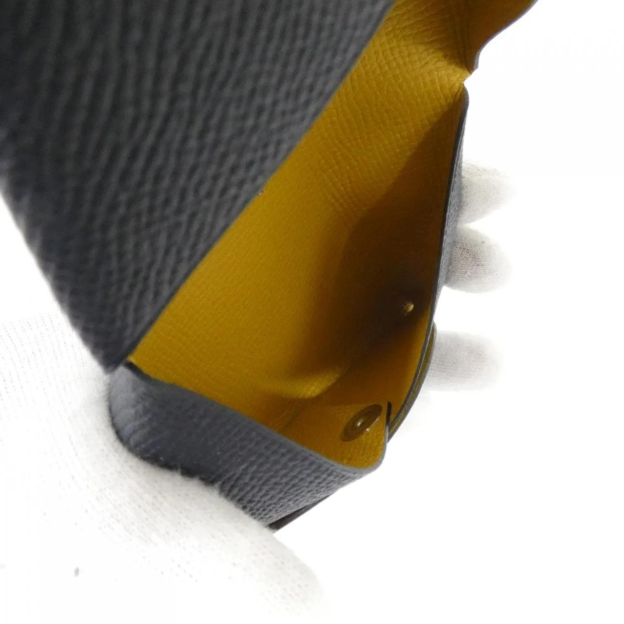 HERMES 078475CK Card Case Epsom 藍色 Epsom 皮 中古品A - 縮圖 5