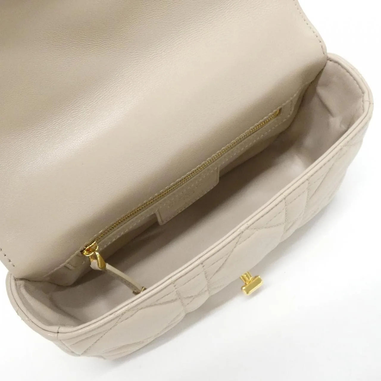 DIOR Caro M9252UHPA Shoulder Lambskin Black Lambskin - Thumbnail 7