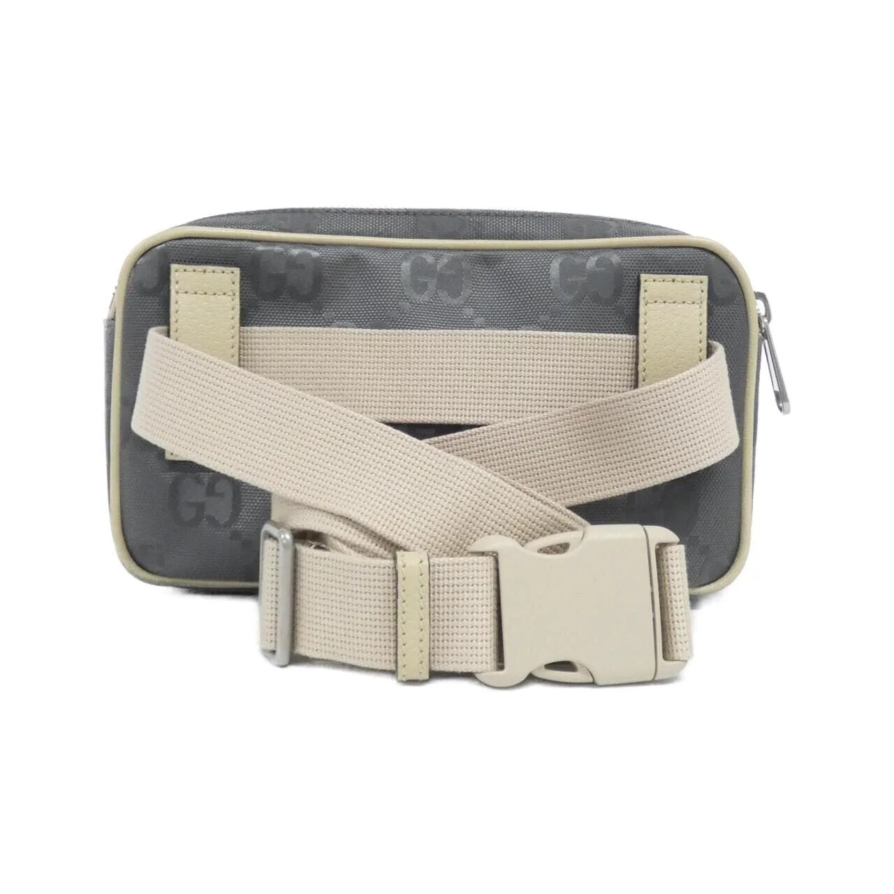 GUCCI 631341 H9HBN Belt Nylon Black Nylon Rank A - Thumbnail 2