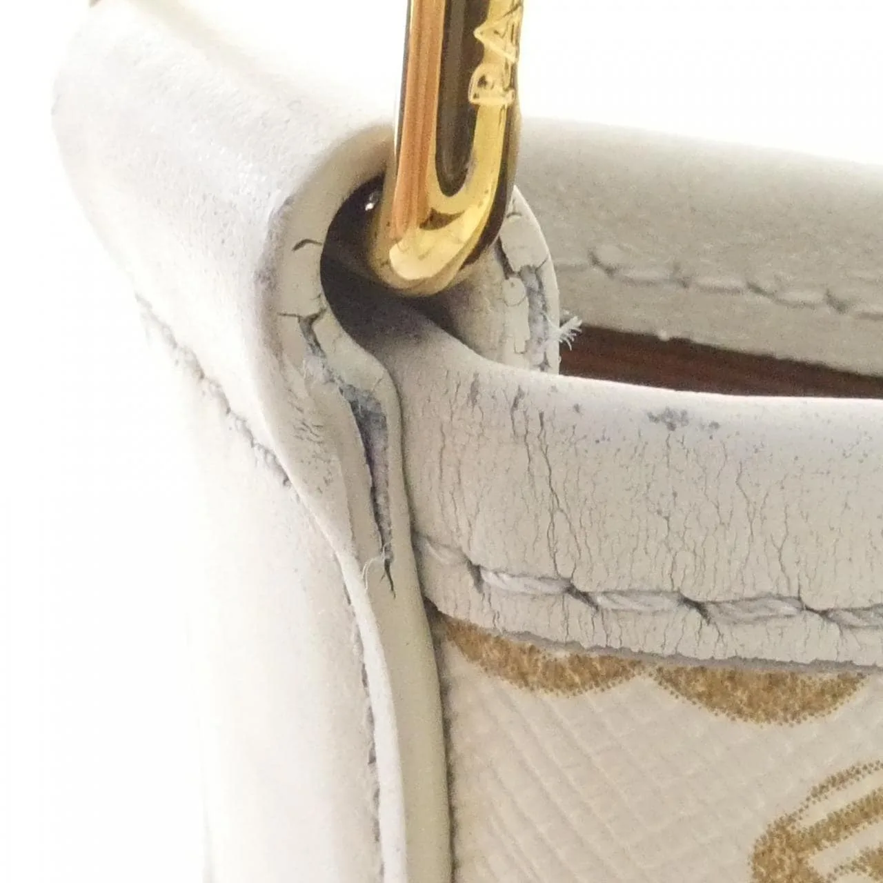 CELINE Triomphe 191442CHI Shoulder Canvas 黑色 帆布 中古品B - 縮圖 4