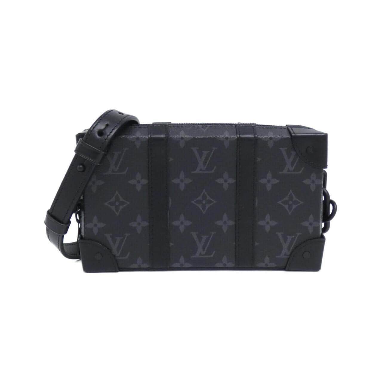 LOUIS VUITTON Soft Trunk M69838 Shoulder Bag Monogram Black