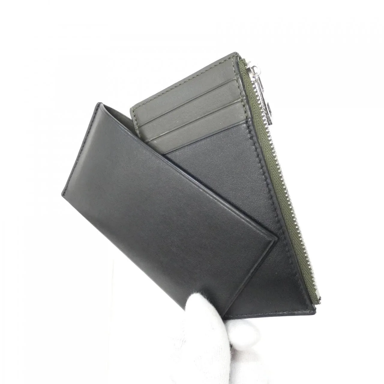 LOEWE CANBPVZX02 Coin Case Black Rank A - Thumbnail 8
