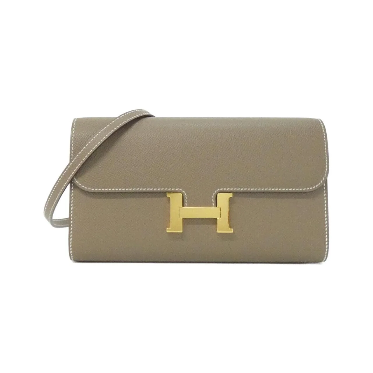 HERMES Constance 080125CC Wallet Epsom Etoupe