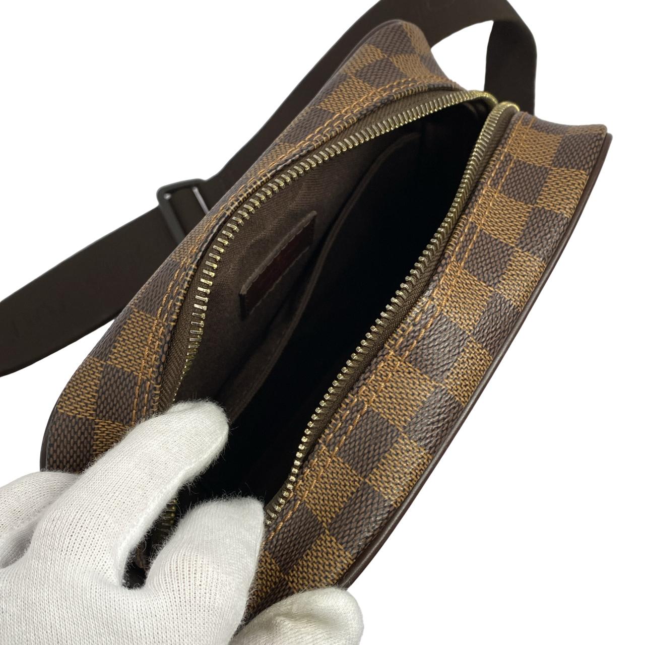 LOUIS VUITTON N41442 Shoulder Bag Damier 黑色 Damier 中古品A - 縮圖 8