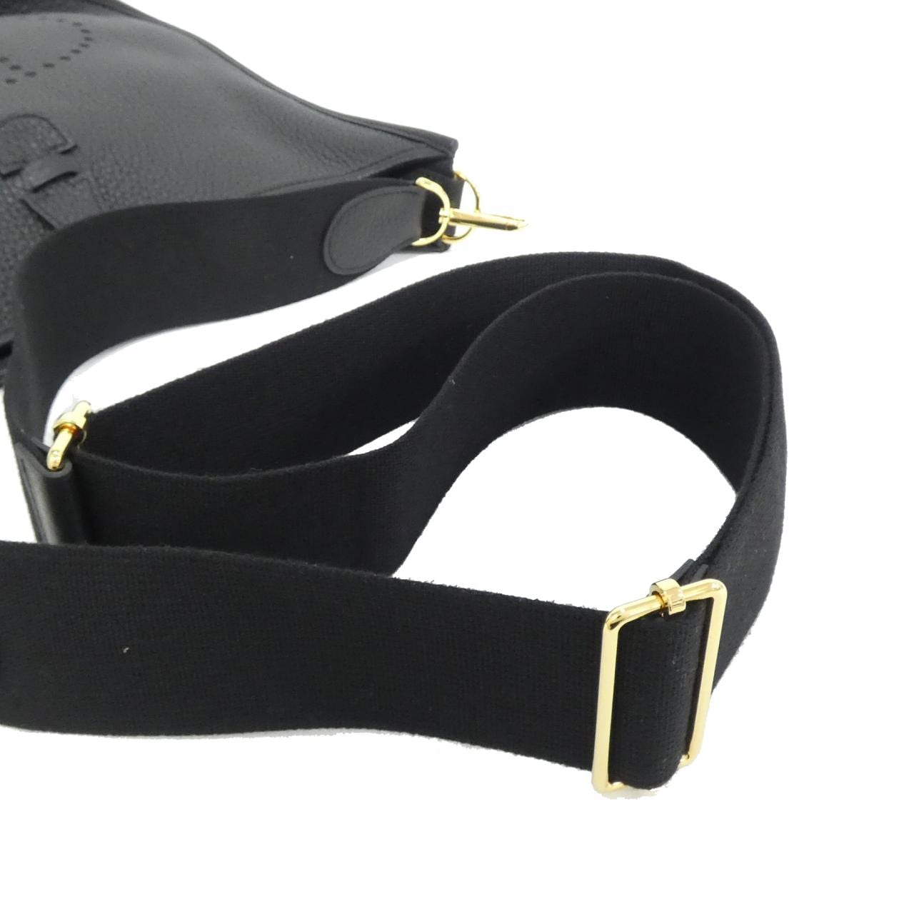 HERMES Evelyne 056277CC Shoulder Clemence 黑色 Clemence 皮 中古品A - 縮圖 4