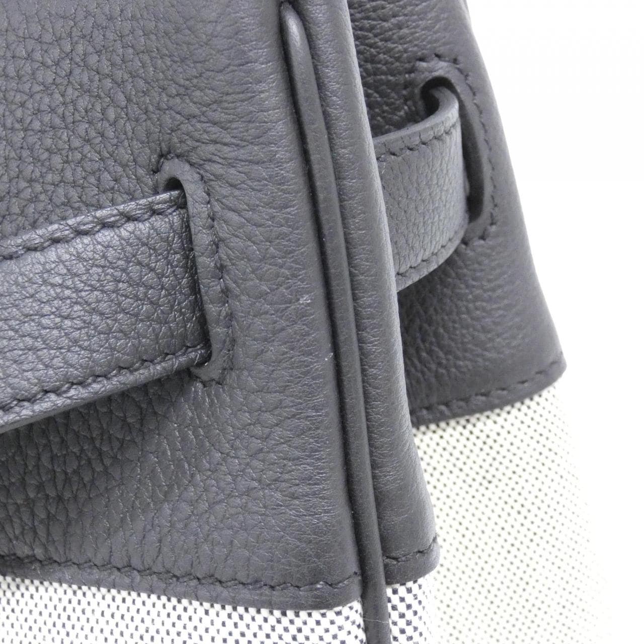 HERMES 083326CK Handbag Togo 黑色 Togo 牛皮 - 縮圖 5