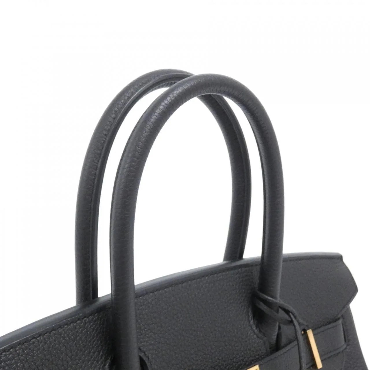 HERMES Birkin 044577CD Handbag Togo Black Togo Leather Rank A - Thumbnail 5