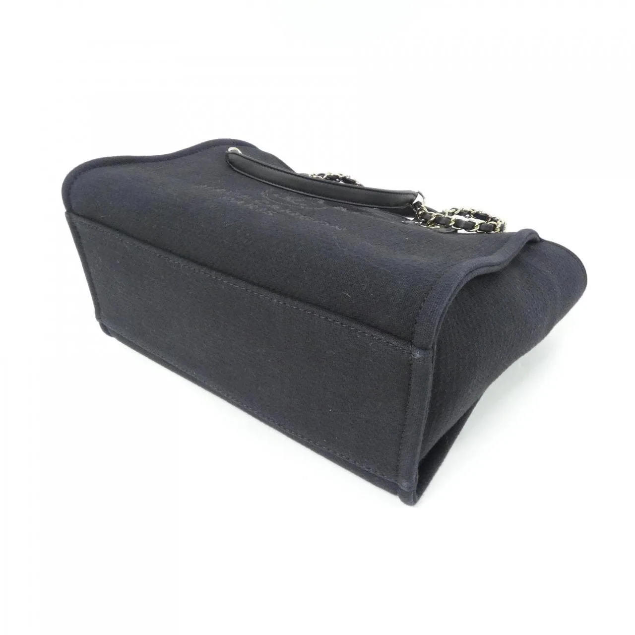 CHANEL Deauville AS3257 Handbag Black Rank A - Thumbnail 3