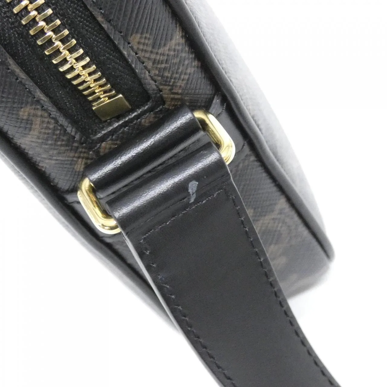 CELINE Triomphe 194502CIM Shoulder Canvas 黑色 帆布 中古品A - 縮圖 4