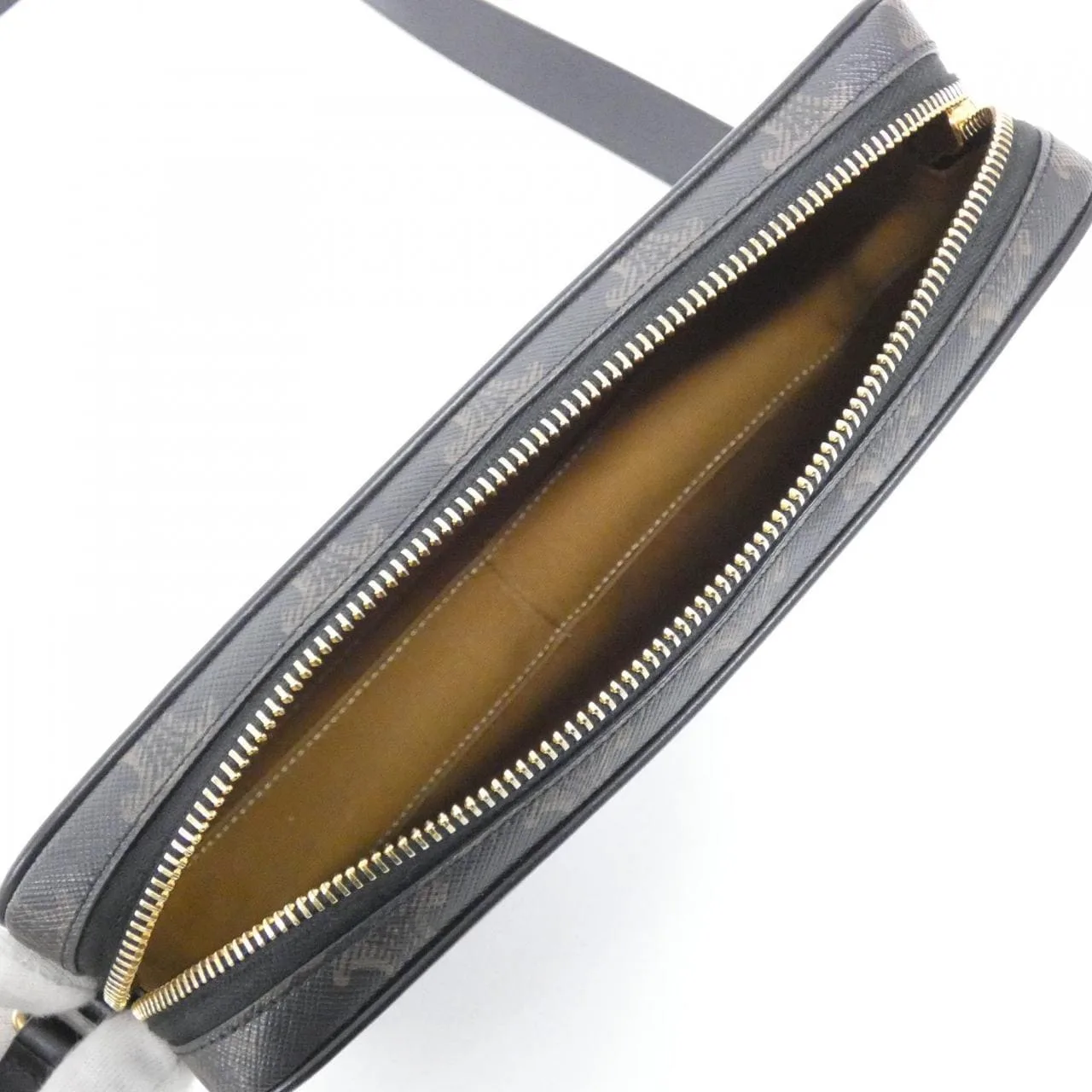 CELINE Triomphe 194502CIM Shoulder Canvas 黑色 帆布 中古品A - 縮圖 6