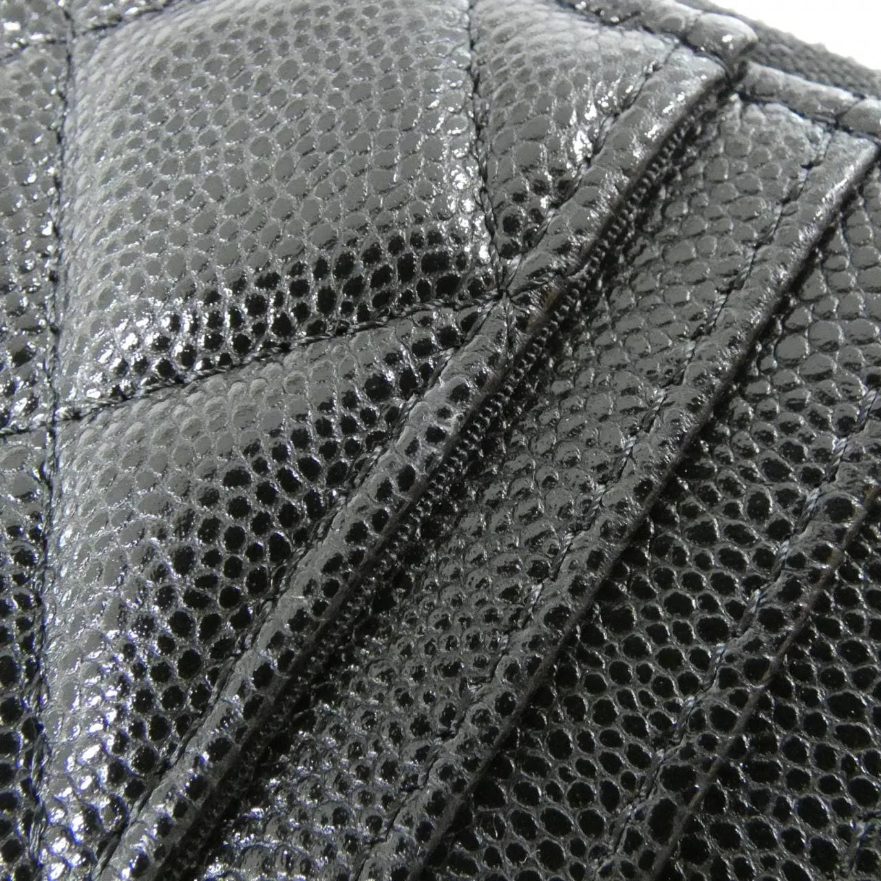 CHANEL Timeless Classic AP3179 Card Case Grained Calfskin Black Grained Calfskin Rank A - Thumbnail 5