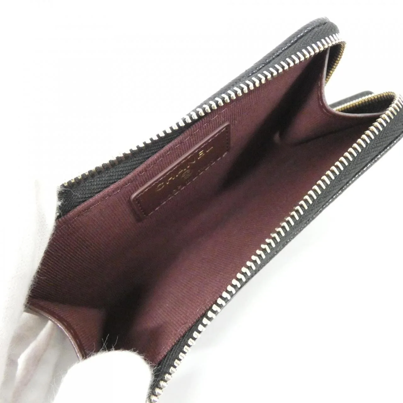 CHANEL Timeless Classic AP3179 Card Case Grained Calfskin Black Grained Calfskin Rank A - Thumbnail 6