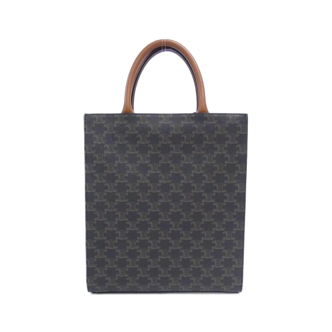 CELINE Cabas 191542BZK Handbag Canvas Black Canvas Rank A - Thumbnail 2