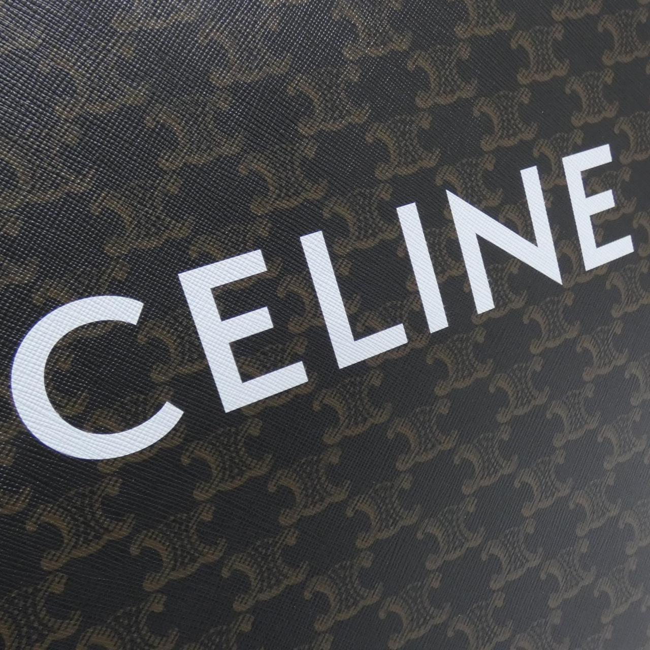 CELINE Cabas 191542BZK Handbag Canvas 4