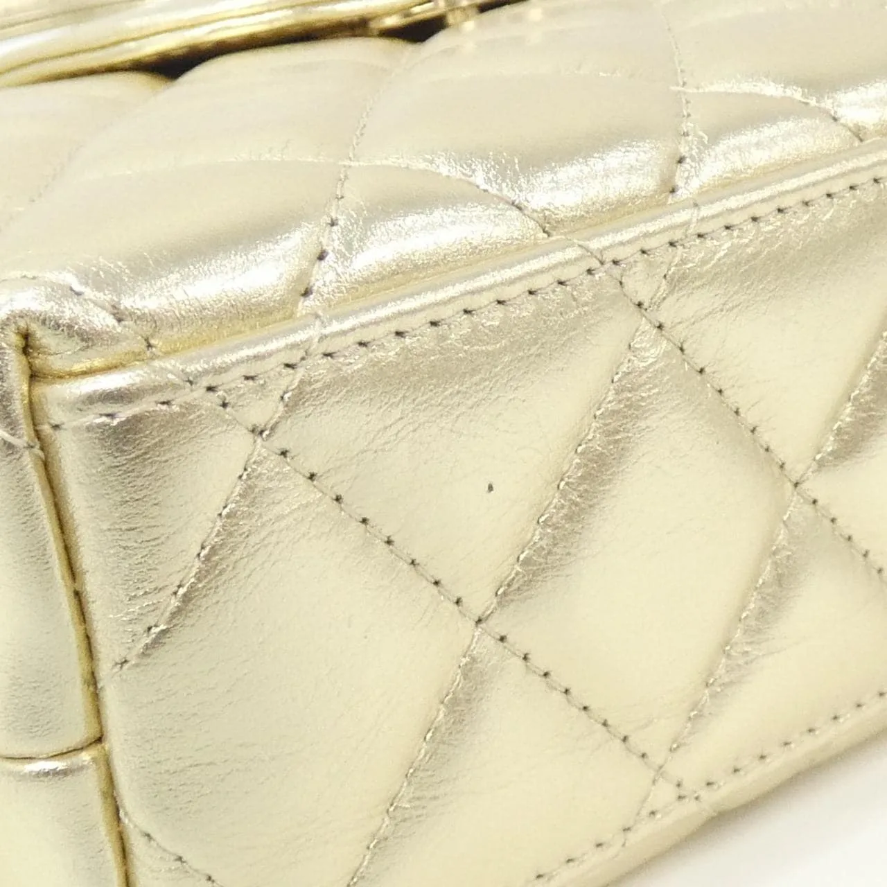 CHANEL AS4416 Handbag Gold Rank A - Thumbnail 3