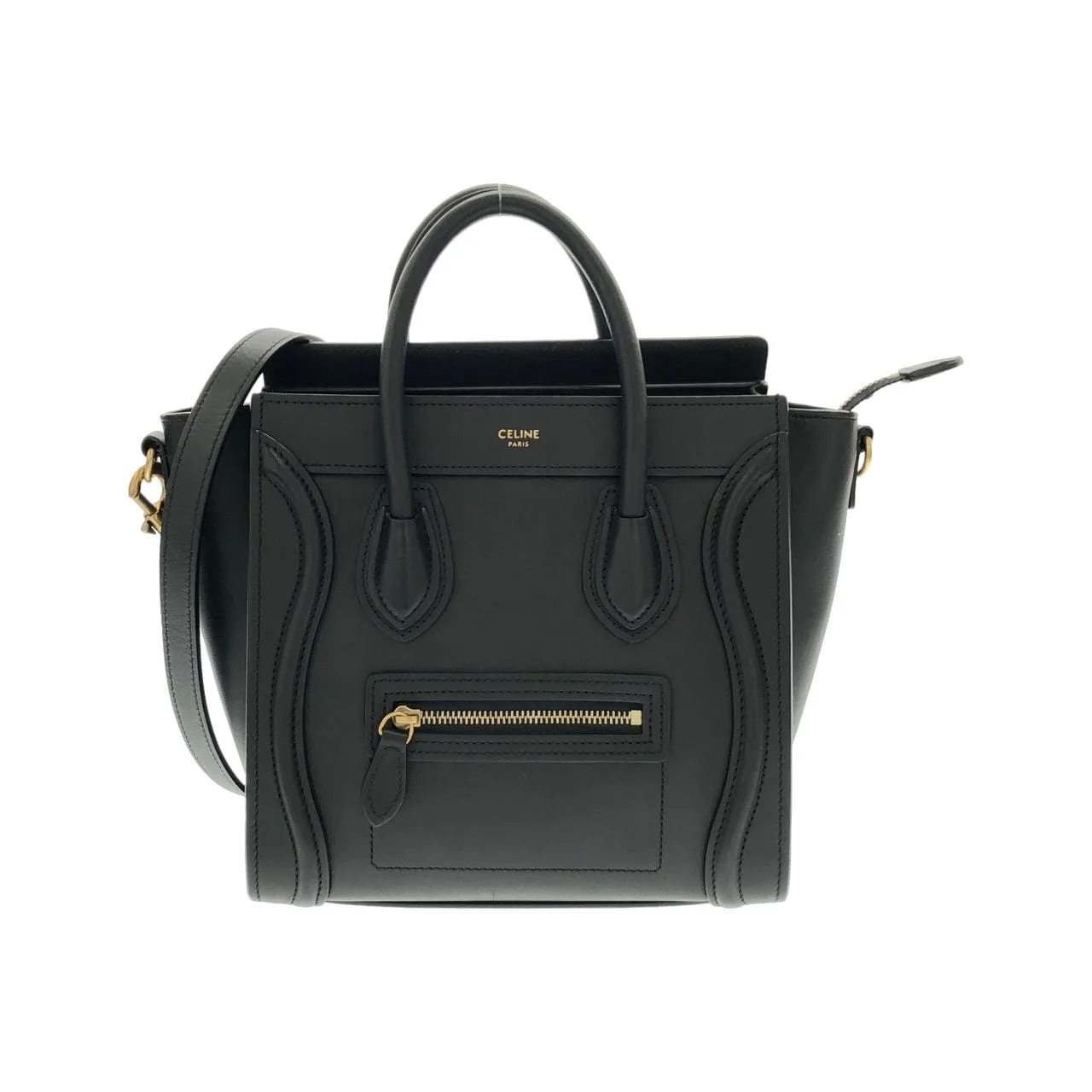 CELINE Luggage 189243HSC Handbag Black