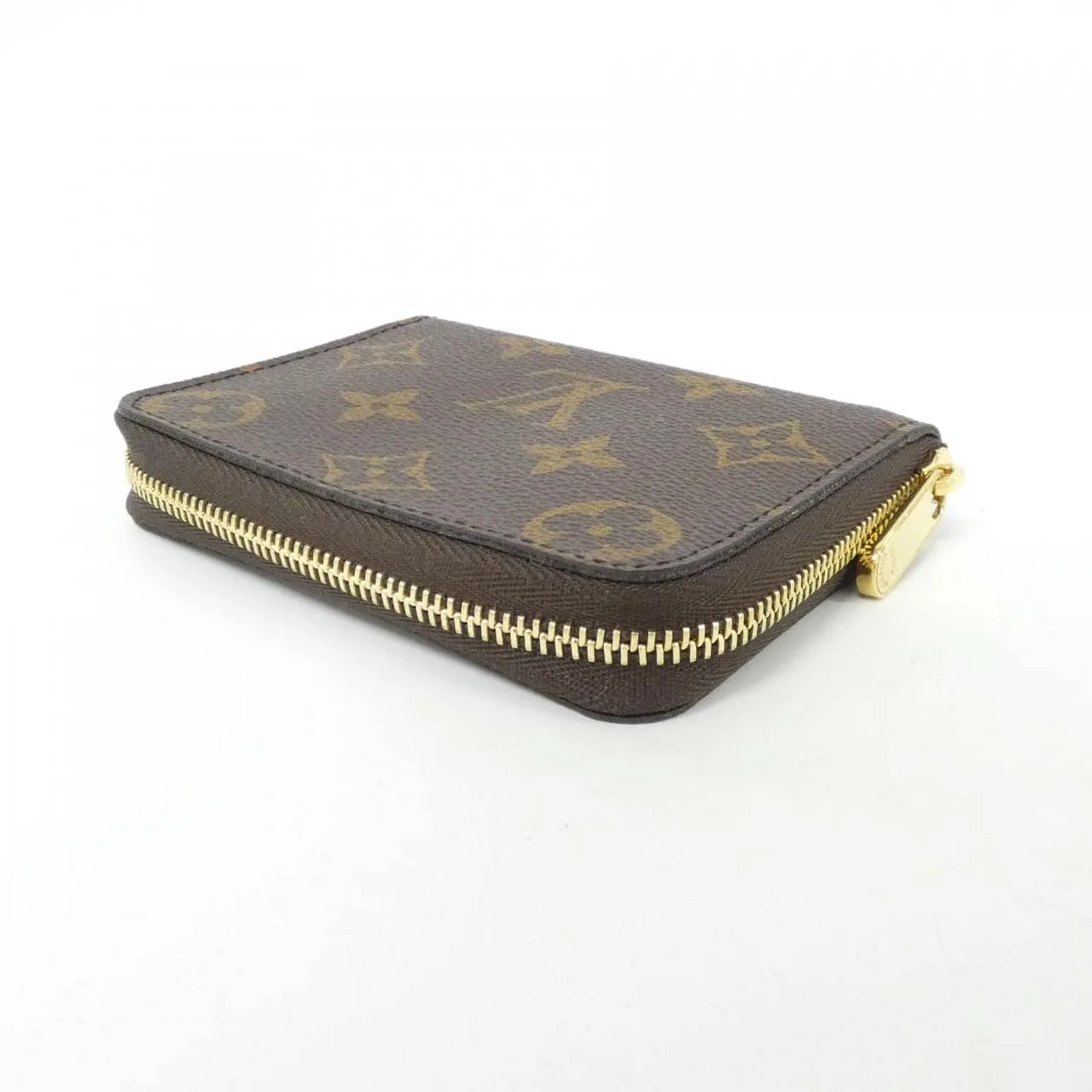 LOUIS VUITTON M60067 Coin Case Monogram 黑色 Monogram 中古品A - 縮圖 2