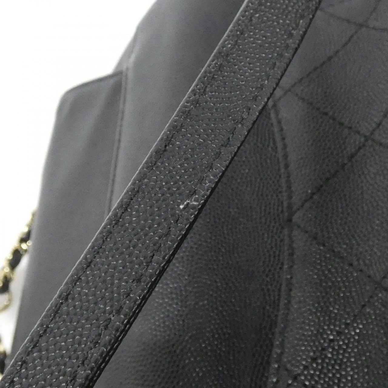 CHANEL 93748 Backpack Grained Calfskin Black Grained Calfskin - Thumbnail 7
