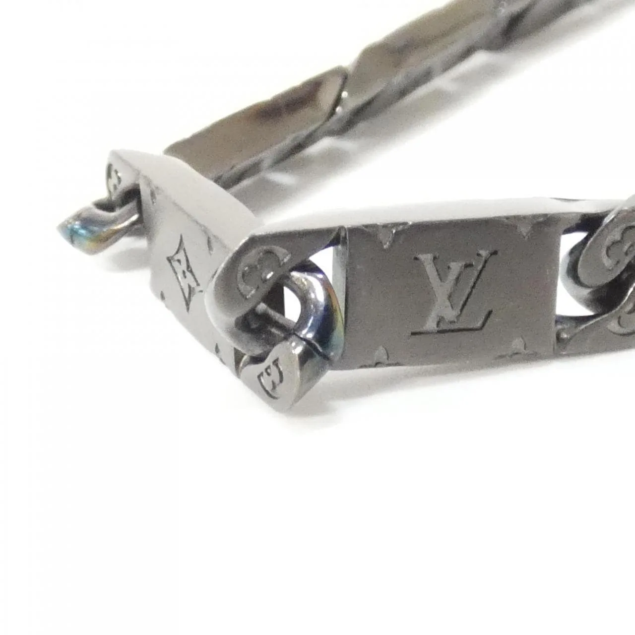 LOUIS VUITTON M1557L Accessories Monogram Silver Monogram Rank A - Thumbnail 3