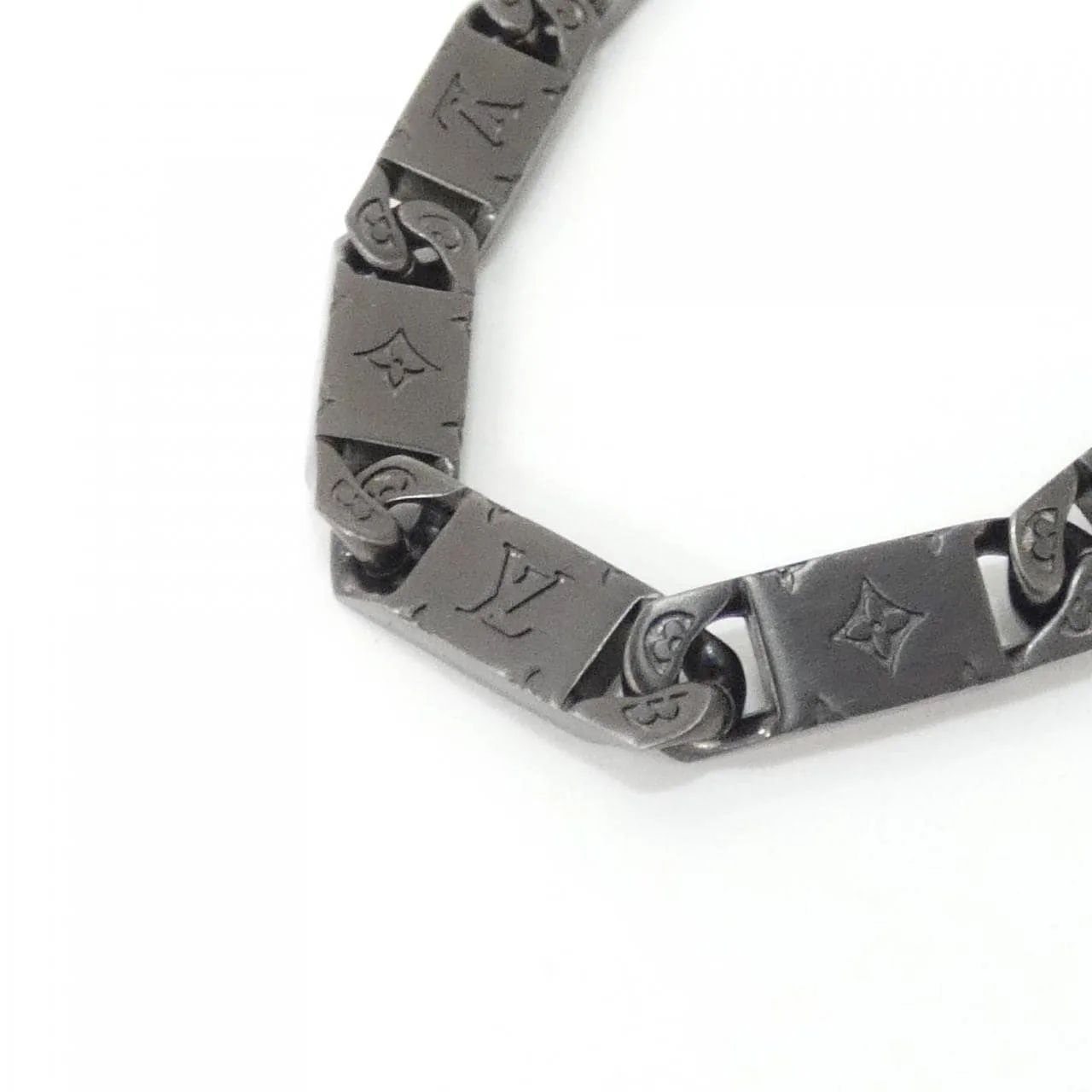 LOUIS VUITTON M01782 Accessories Monogram 銀色 Monogram 中古品A - 縮圖 3