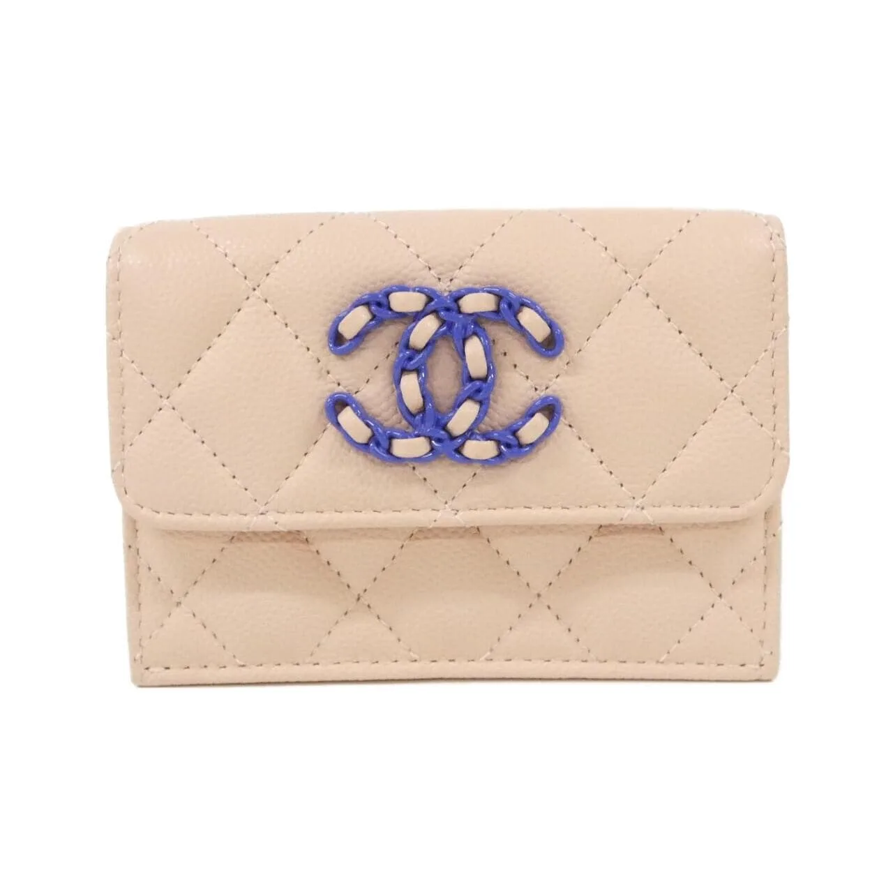 CHANEL Chanel 19 AP3711 Wallet Grained Calfskin