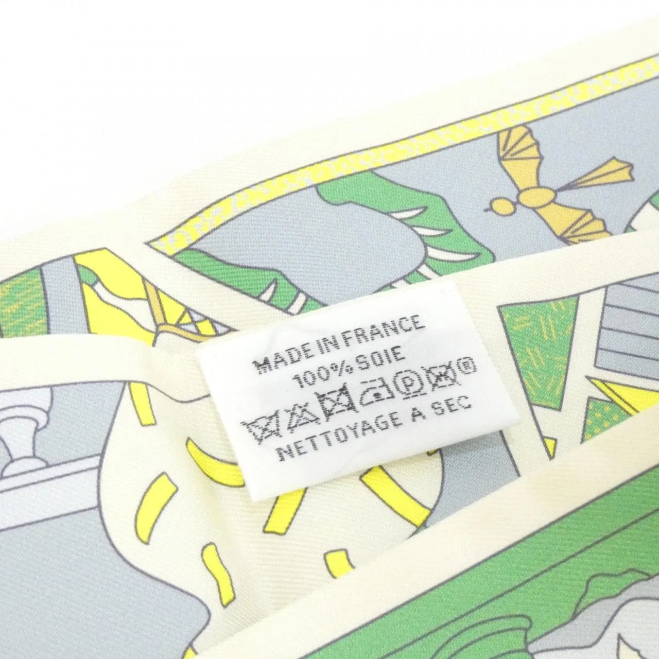 HERMES 063975S Scarf Black Rank A - Thumbnail 3