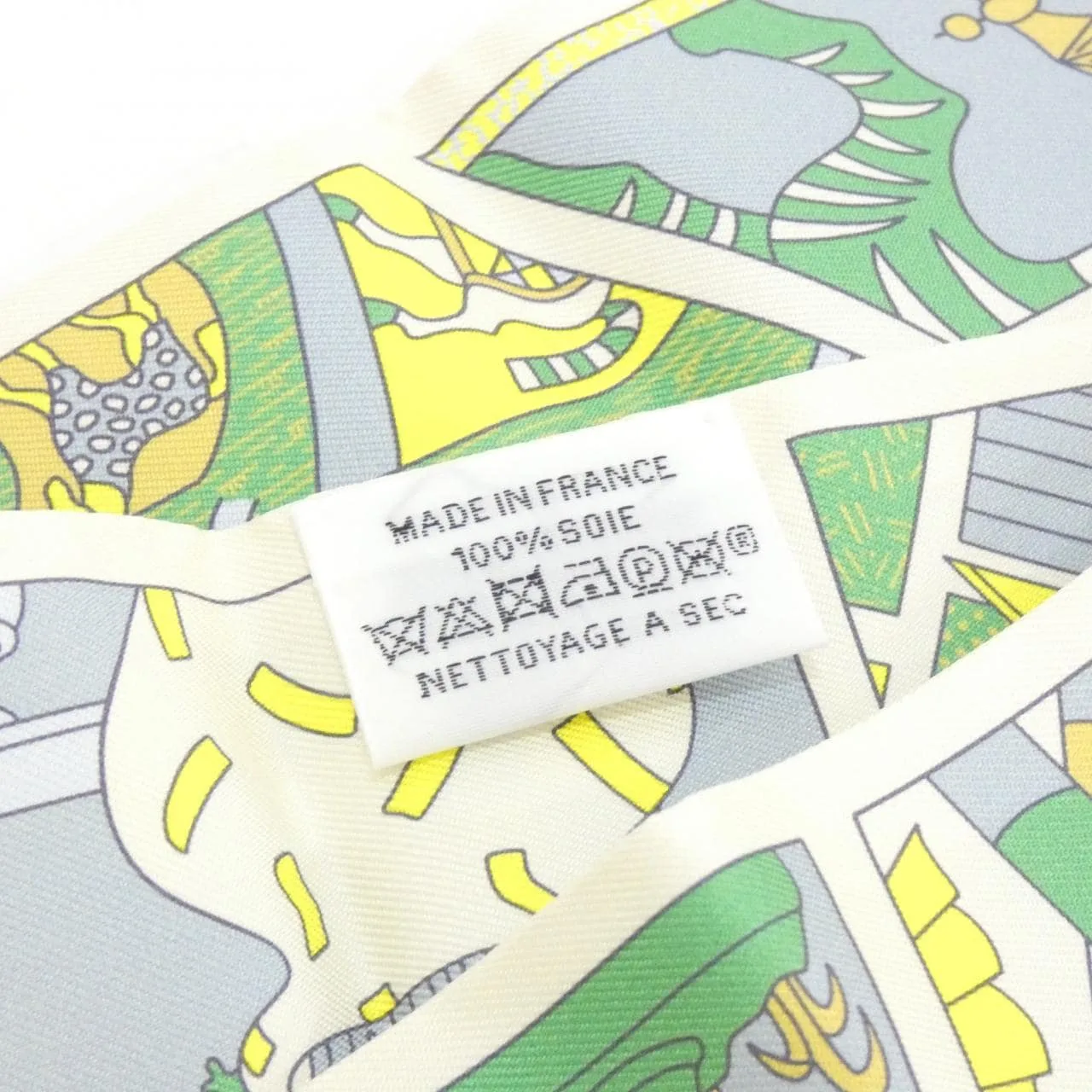 HERMES 063975S Scarf Black Rank A - Thumbnail 3