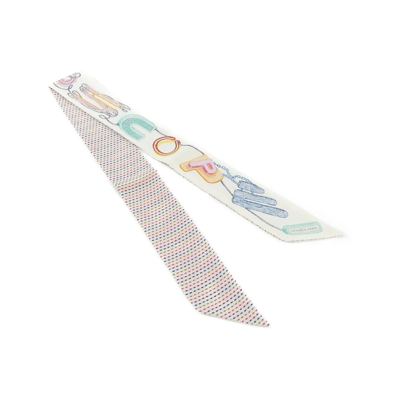 HERMES 853954S Scarf White