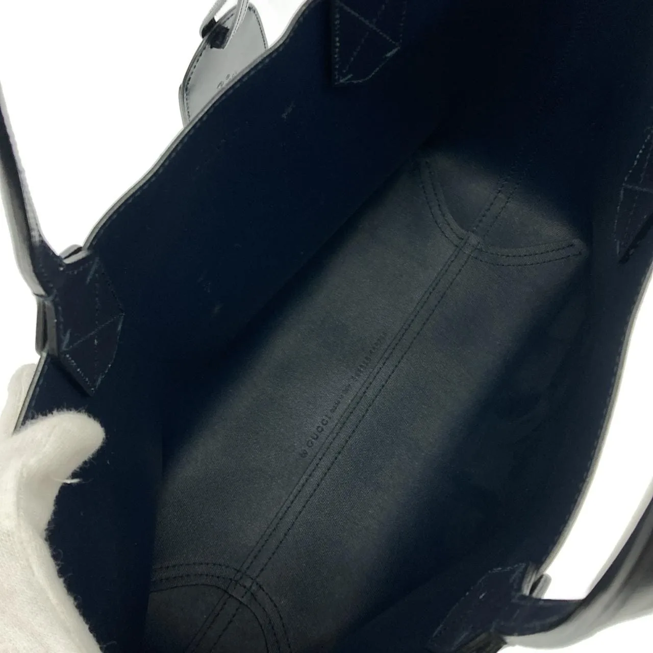 GUCCI 546323 CU71X Handbag Leather Beige Leather - Thumbnail 7