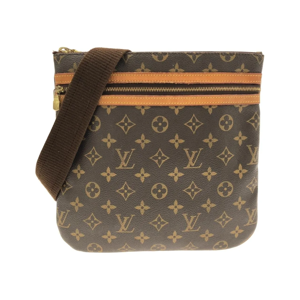 LOUIS VUITTON Pochette M40044 Shoulder Monogram Black