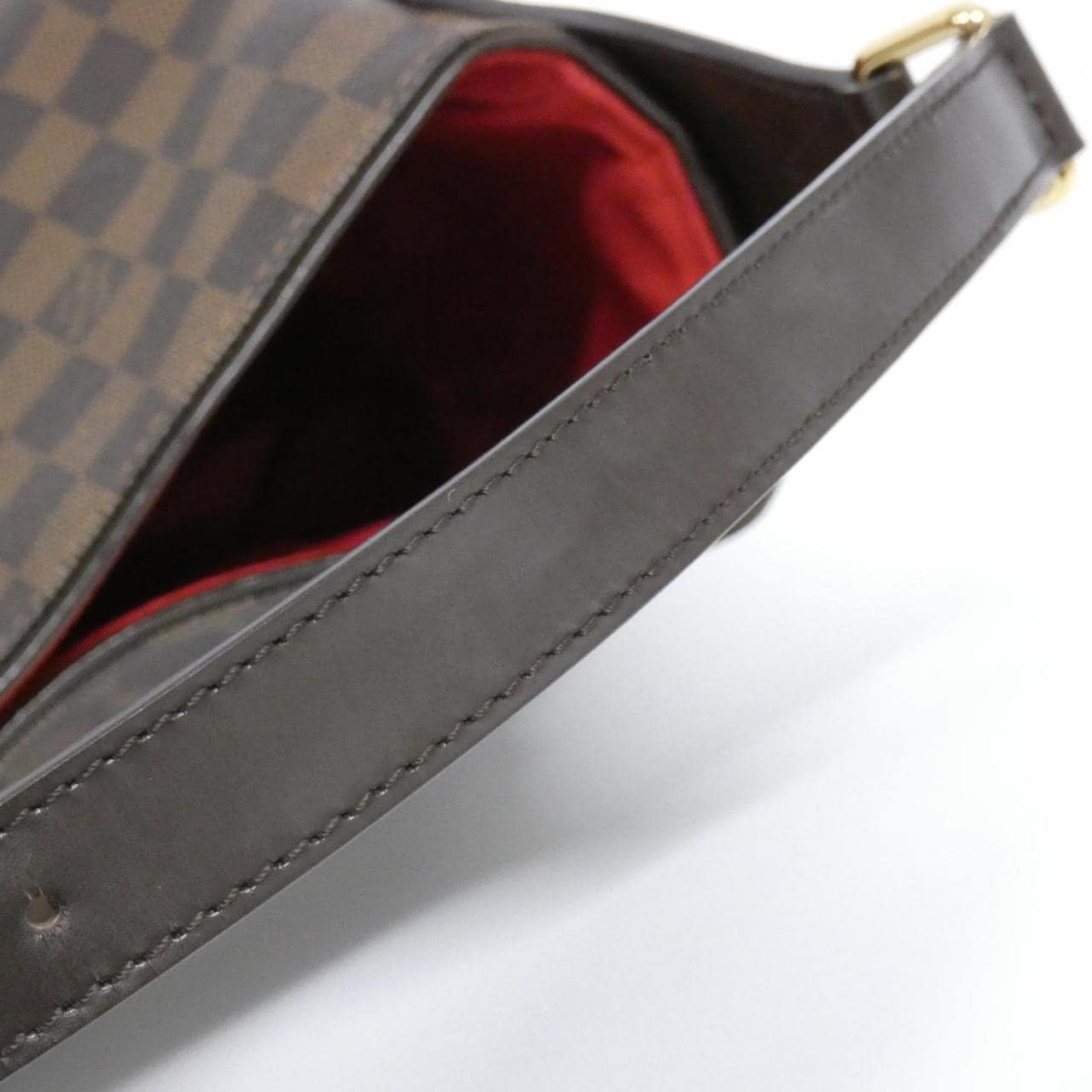 LOUIS VUITTON N63542 Shoulder Bag Damier 黑色 Damier 中古品A - 縮圖 6