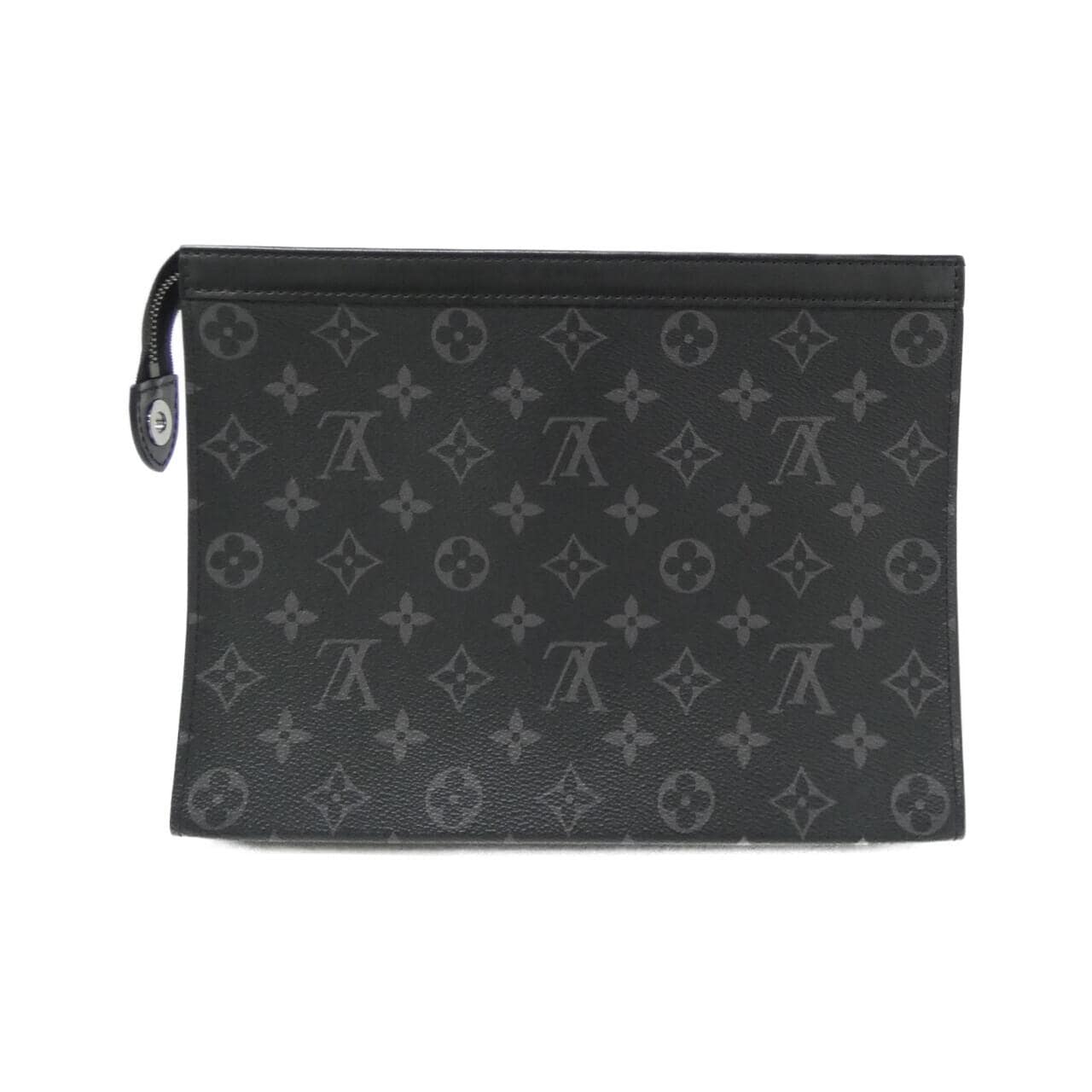 LOUIS VUITTON Pochette M80914 Handbag Monogram 黑色 Monogram 中古品A - 縮圖 2
