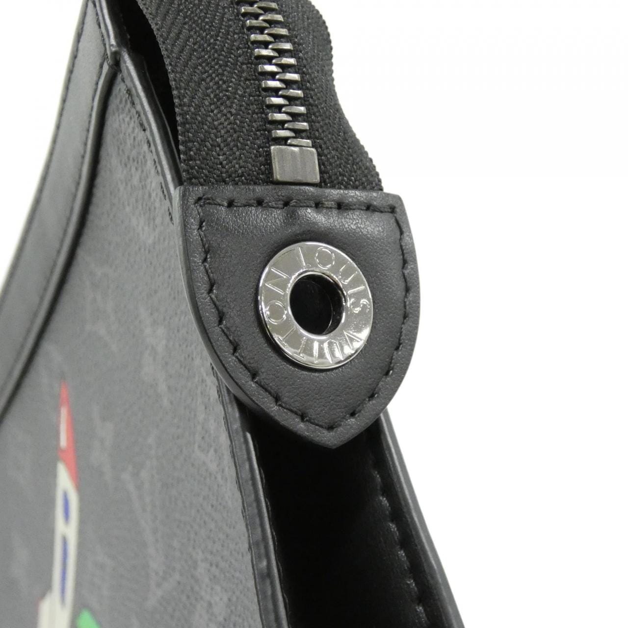 LOUIS VUITTON Pochette M80914 Handbag Monogram 黑色 Monogram 中古品A - 縮圖 5