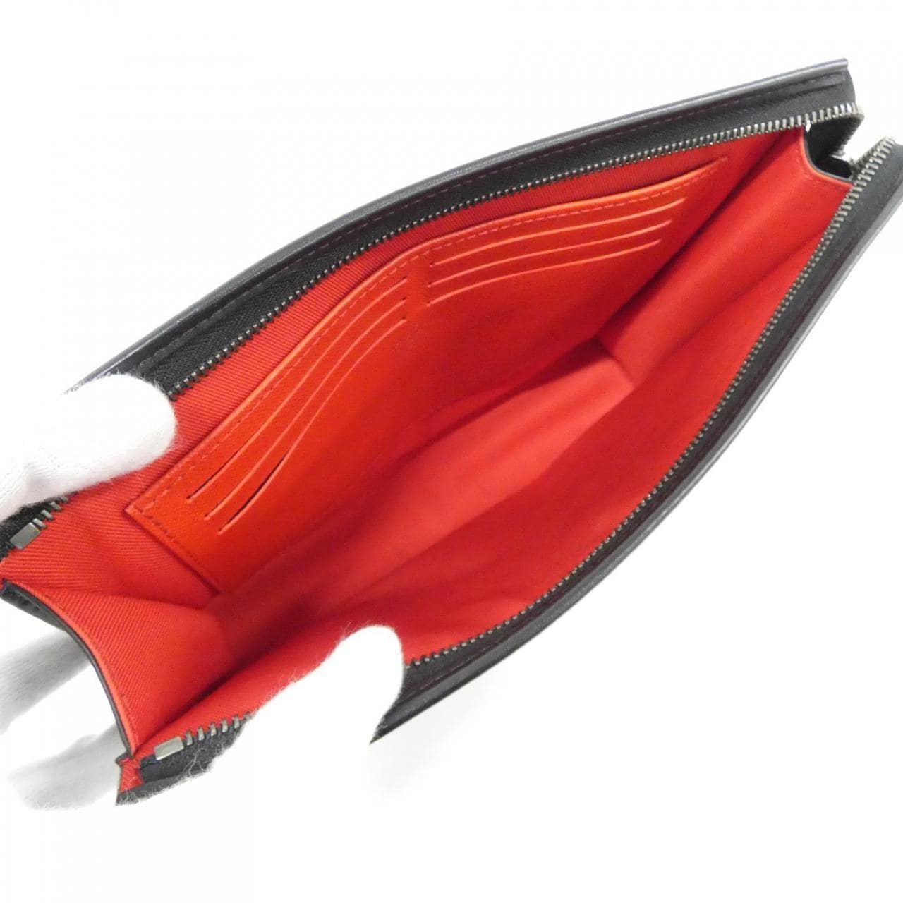 LOUIS VUITTON Pochette M80914 Handbag Monogram 黑色 Monogram 中古品A - 縮圖 10