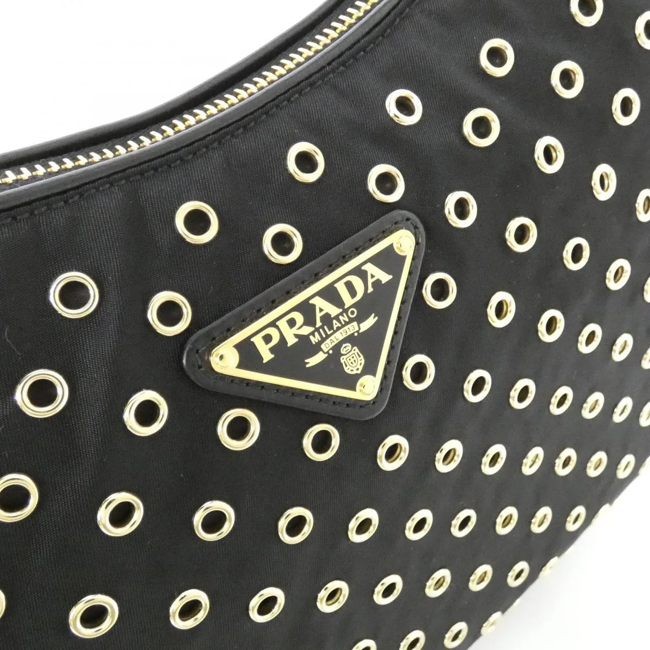 PRADA 1BC232 Shoulder 黑色 中古品A - 縮圖 5